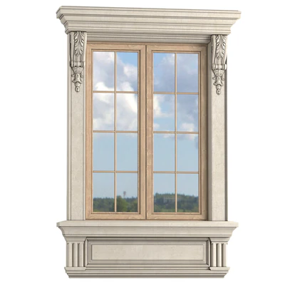 Classic frame window trim — download