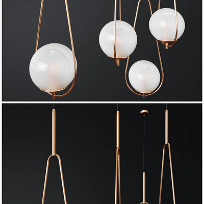 Светильник подвесной Pendant Lamp Loop Brass   2 — Вид 2