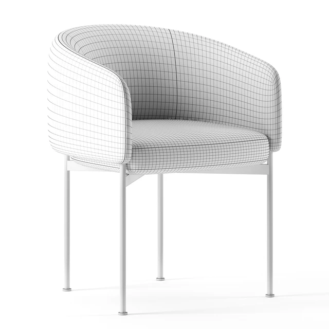 Bonnet dining chair by Adea — Скачать