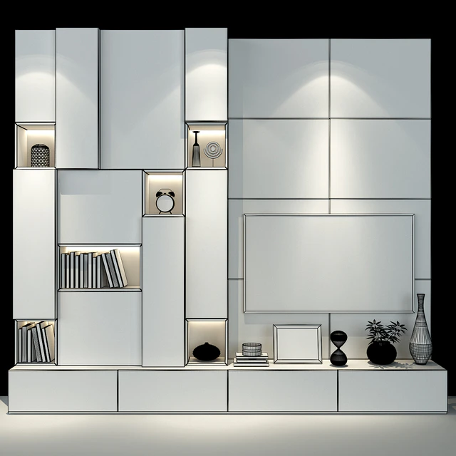 TV shelf set 126 — Скачать