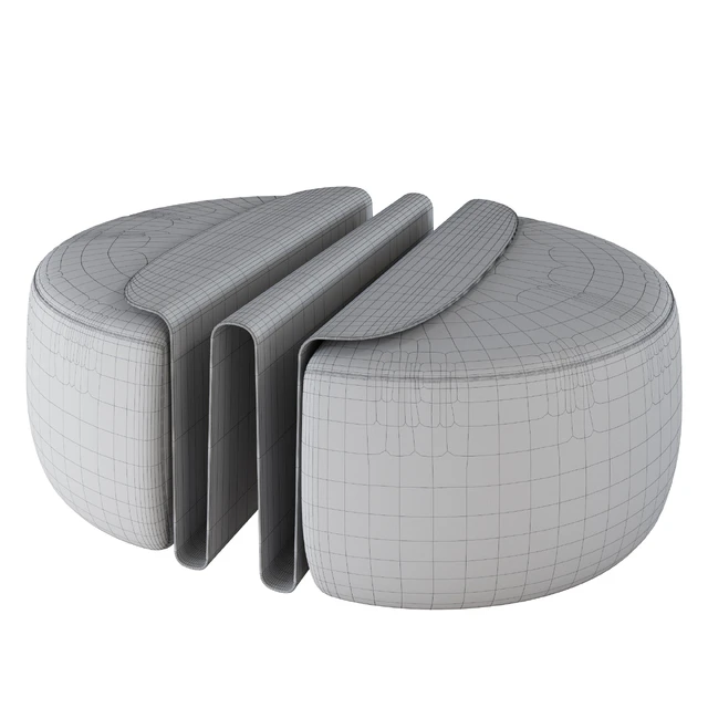 Natuzzi WAVE Pouf — Descargar