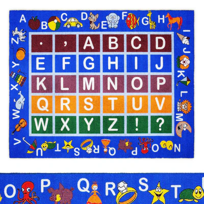 Jenny Collection Light Blue Kids Area Rug — Вид 1