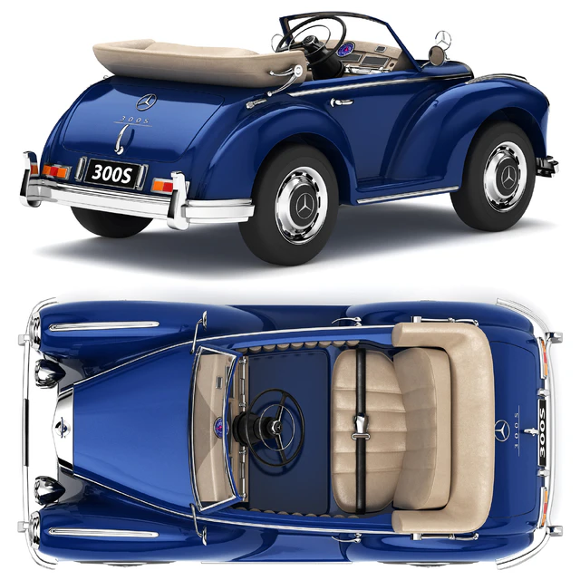 Children's electric car Mercedes-Benz 300S — Descargar
