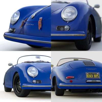 Porsche 356 A Speedster 1956 — Ver 4