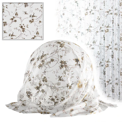 Floral fabric — Вид 3