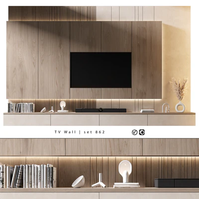 TV Wall | set 862 — Ver 1