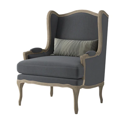 Marion Wing Back Armchair. Brosa. — Ver 1