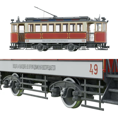 Tram car Putilovsky plant — Ver 2