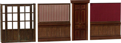 saloon wooden interior kit 001 — Скачать