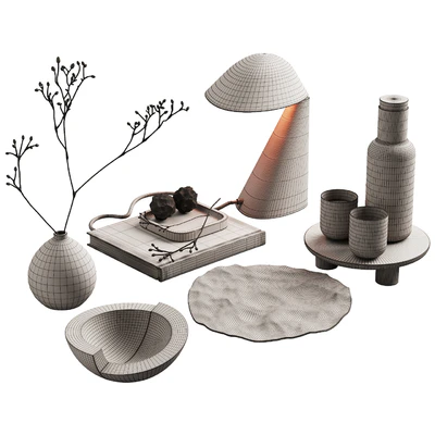 371 decorative set 039  japandi accessories kit 01 — Вид 5