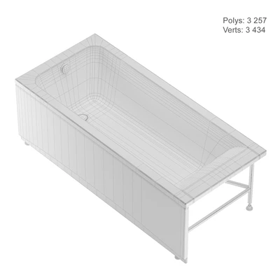 STWORKI Stockholm acrylic bath — Ver 3