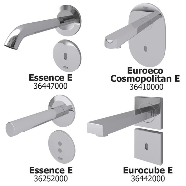 Смесители с инфракрасным датчиком Grohe SET 2 — Скачать