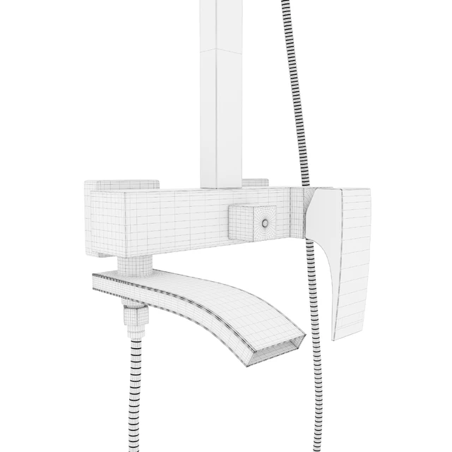 Душевая стойка Gappo G2407, хром — Скачать