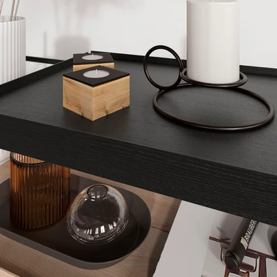 Woud Shelves with Decorative Filling — Ver 3