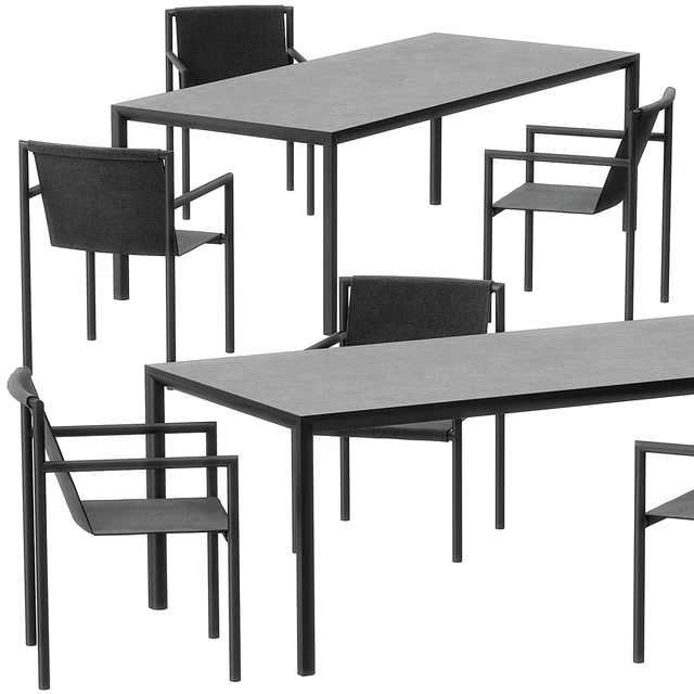 Plein air dining set by Roda — Descargar