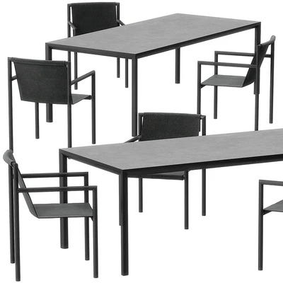 Plein air dining set by Roda — Ver 5