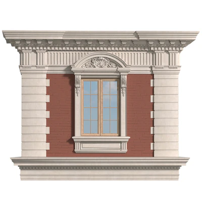 Classic facade with rusticated stone. Fasad classical — download