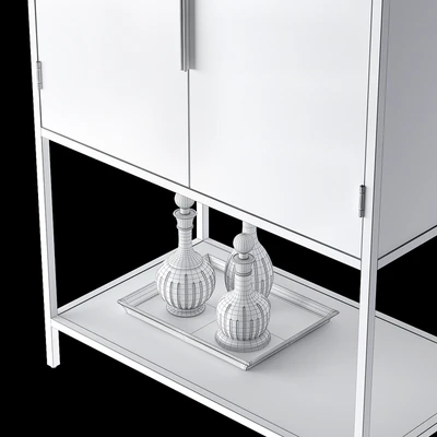 Crate and Barrel Oxford Bar Cabinet — Вид 4