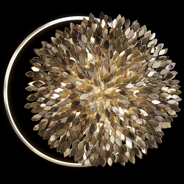 Wall sculpture Artetfloritude with lighting — Descargar