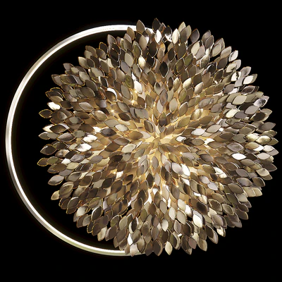 Wall sculpture Artetfloritude with lighting — Ver 1