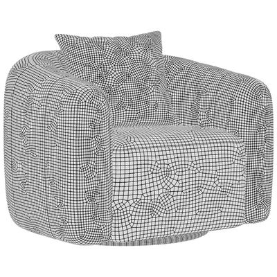 Swivel armchair CB2 Fitz — Вид 3