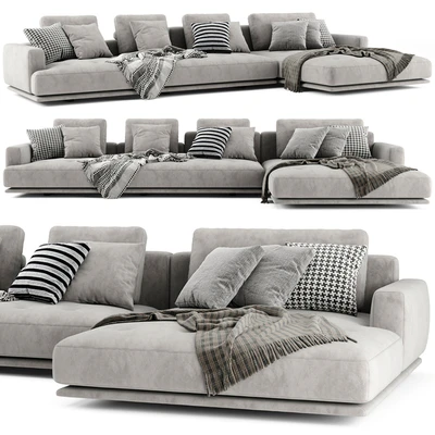 Zanotta shiki chaise longue sofa — Ver 1