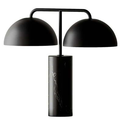 Domes Black Marble Table Lamp by Cb2 Exclusive — Вид 3