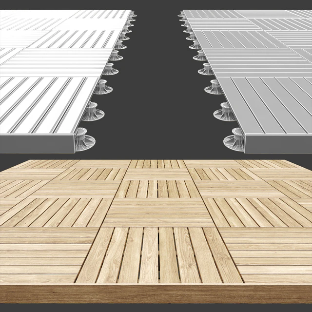 Decking on screw supports, 11 — Download