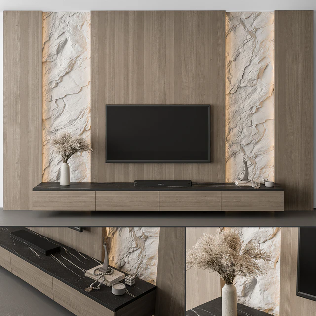 TV Wall Cliff and Wood - Set 98 — Descargar