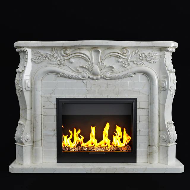 Classic fireplace delixuan — Descargar