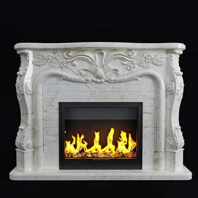 Classic fireplace delixuan — Ver 1