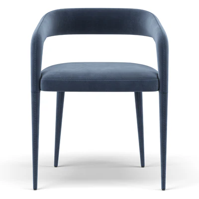 Lisette Gray Dining Chair — Ver 2