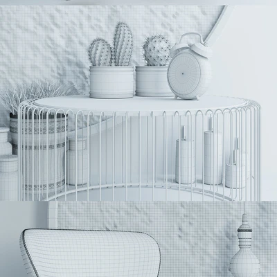 Decor set with moss and lamps — Вид 3
