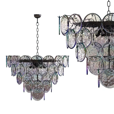 Chandelier Disk 57 murano lamp — Ver 5