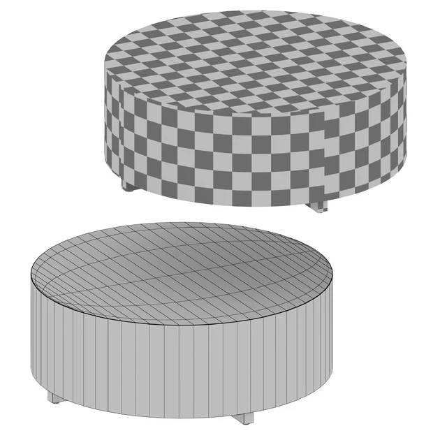 Dillon Spalted Primavera Round Wood Coffee Table (Crate and Barrel) — Descargar