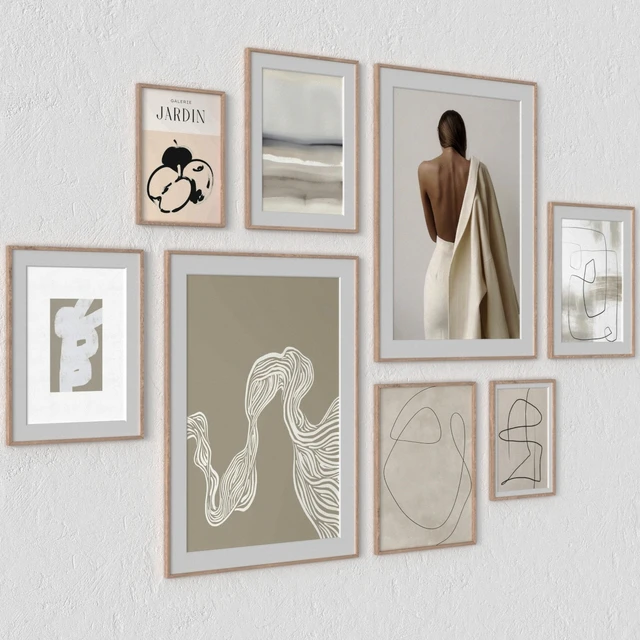 Set of 8 wall paintings 3007 — Descargar