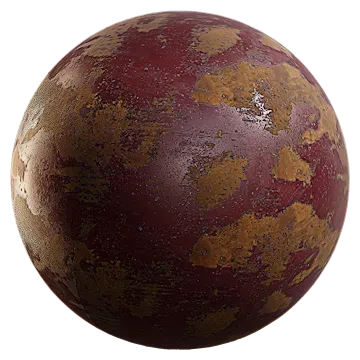 rusty painted metal sheet 005 — Descargar