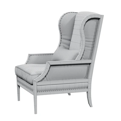 Hooker Furniture Living Room Laurel Exposed Wood Club Chair — Ver 2