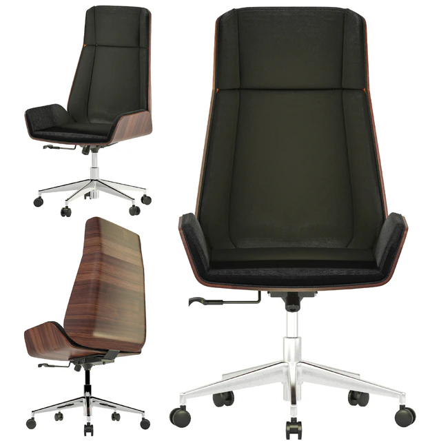 Hazel high back leather chair — Descargar