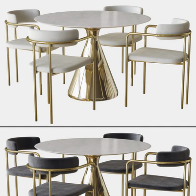 lenox dining chair and silhouette table west elm — View 1