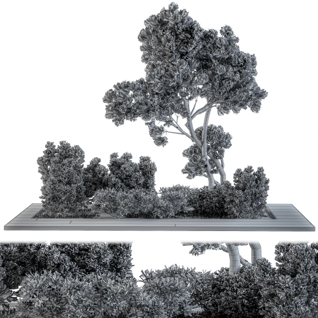 Garden set bush and Tree - Garden Set 06 — Скачать