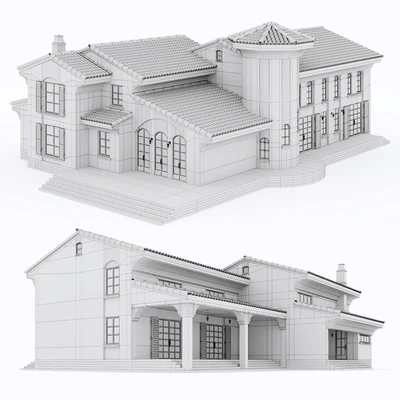 Spanish Colonial Villa — Ver 3