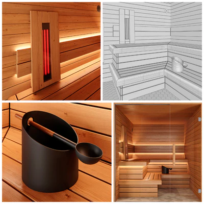 Инфракрасная сауна / Infrared sauna — Вид 3