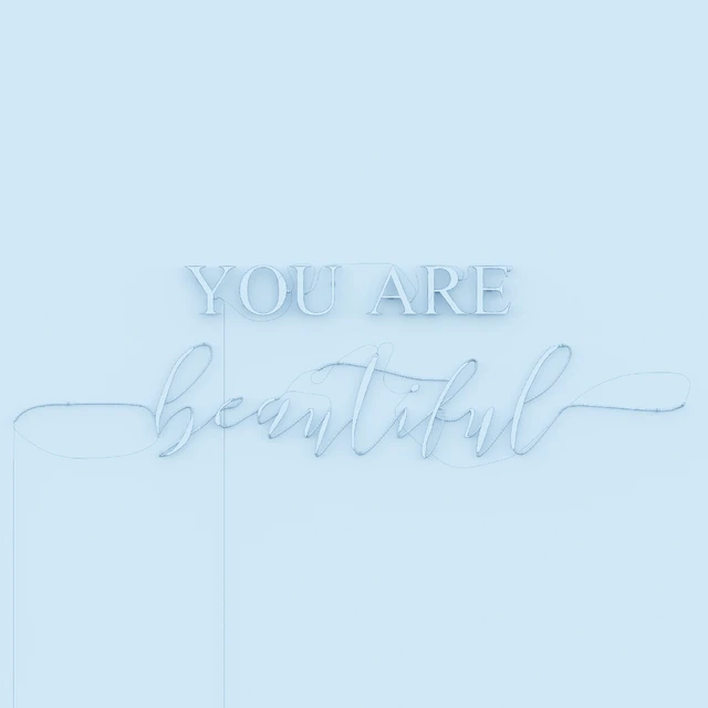 Neon Text 05 You Are Beautiful — Скачать