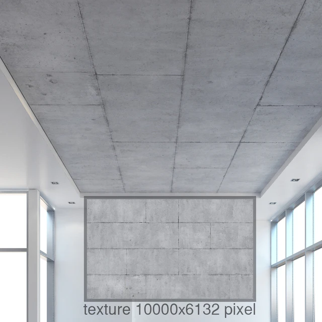 Ceiling concrete with seams — Descargar