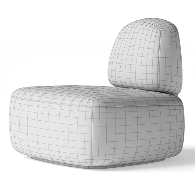 Secolo Cloud Boucle Clip Armchair — Descargar