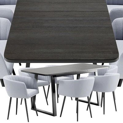 Alina dining chair and Sheffilton table — Ver 3