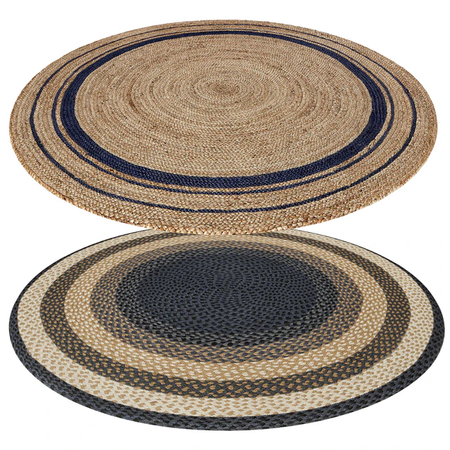 Round jute rug — Descargar
