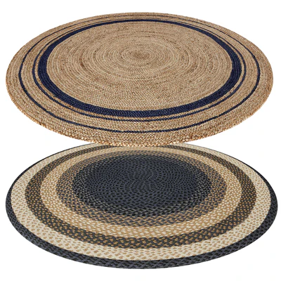 Round jute rug — Ver 5