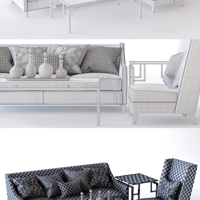 Bernhardt Palisades Sofa and Driscoll Chair — Ver 2